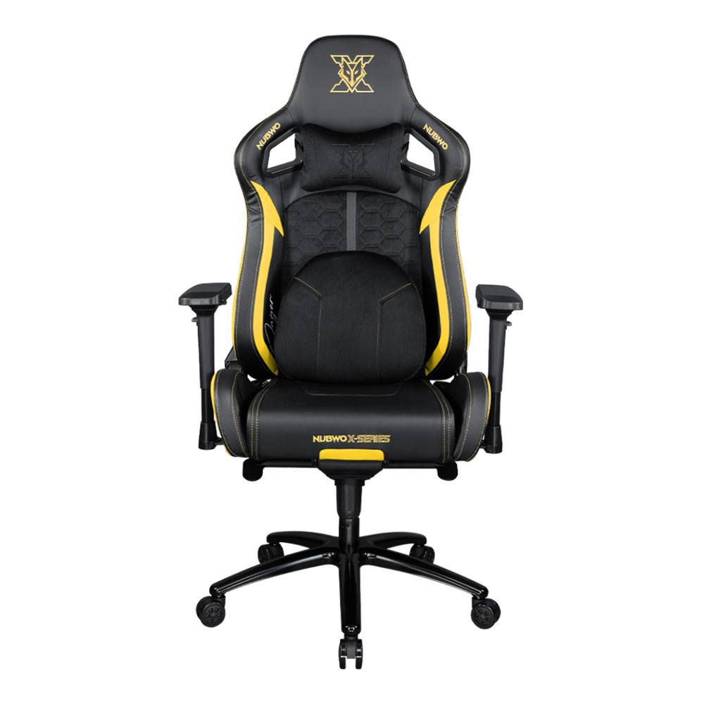 GAMING CHAIR (เก้าอี้เกมมิ่ง) NUBWO X121 - YELLOW (NBCH-X121)