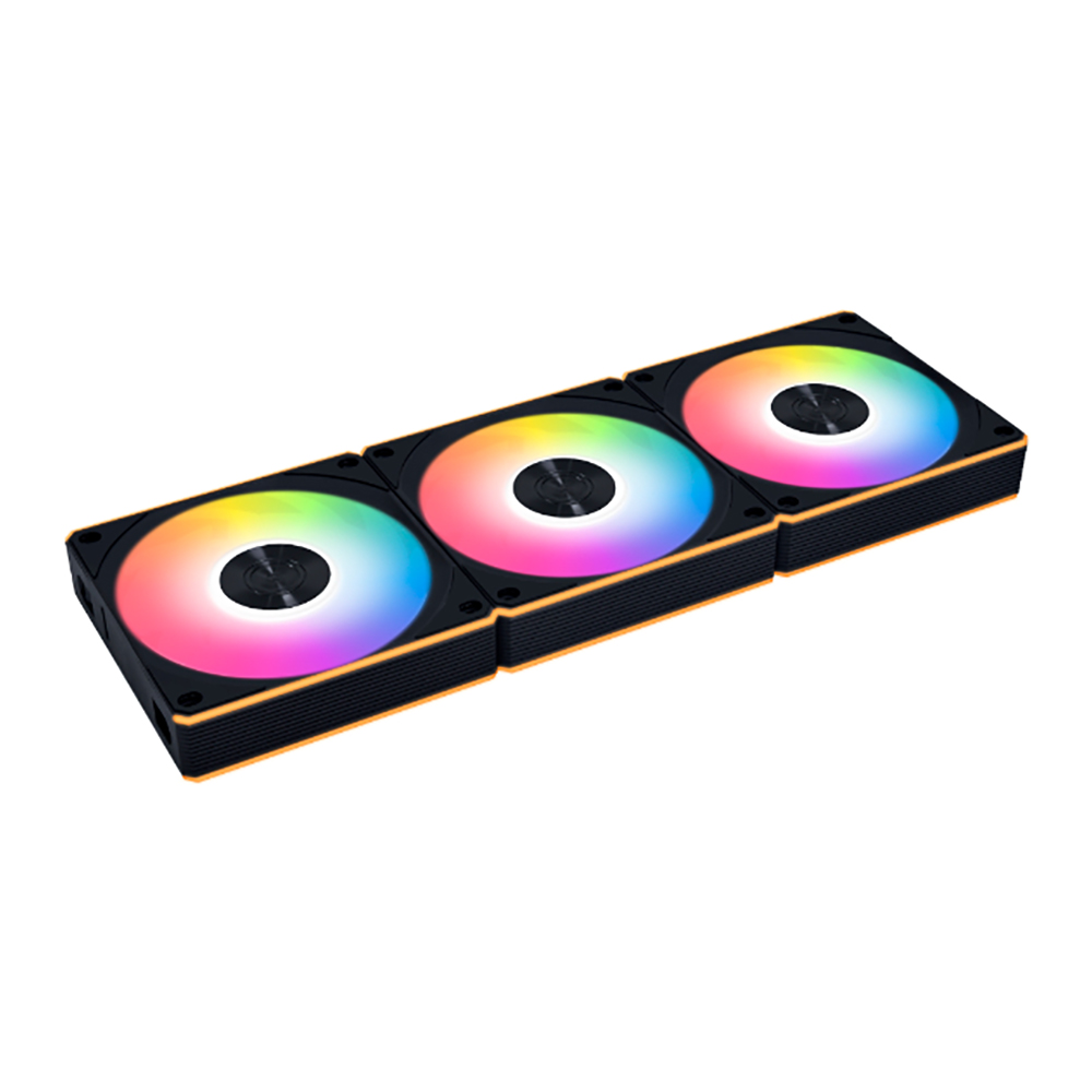 CASE FAN (พัดลมเคส) LIAN LI UNI FAN CL WIRELESS REVERSE BLADE PACK 3 - BLACK (12RCL1W3B)