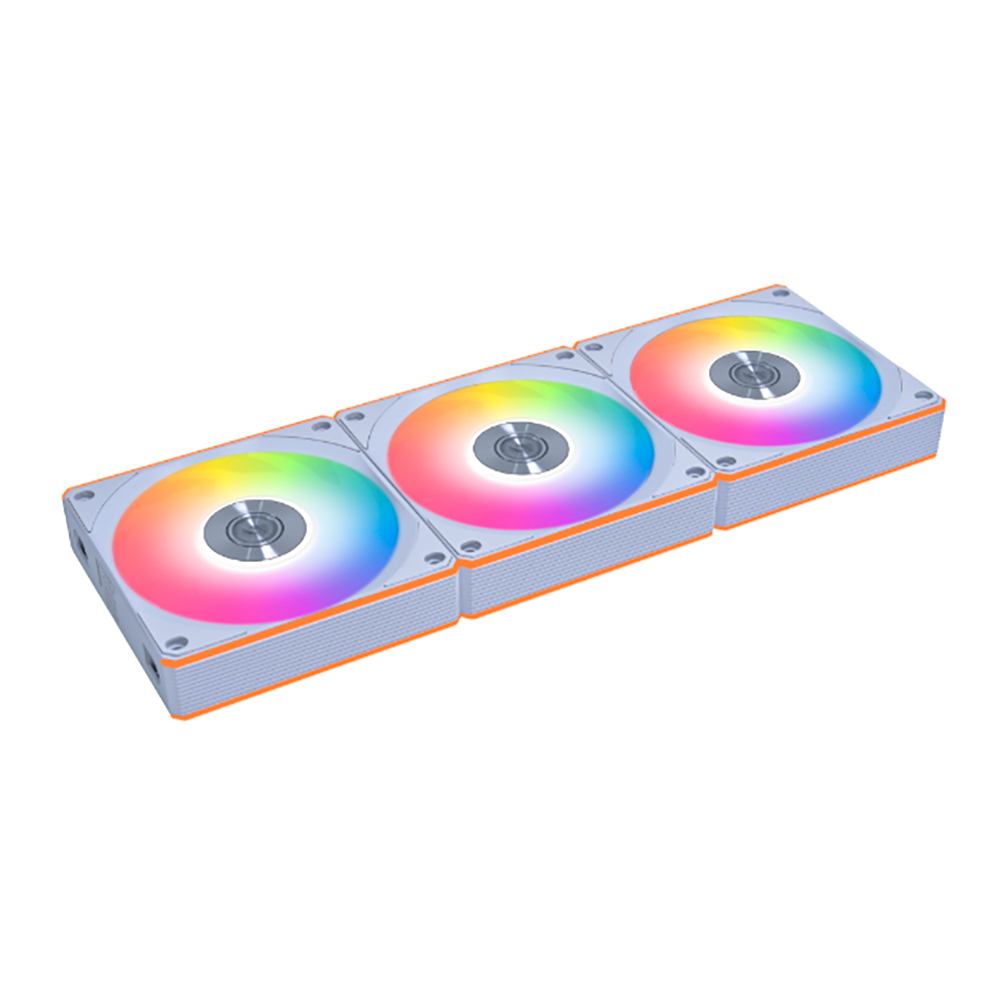 CASE FAN (พัดลมเคส) LIAN LI UNI FAN CL WIRELESS REVERSE BLADE PACK 3 - WHITE (12RCL1W3W)