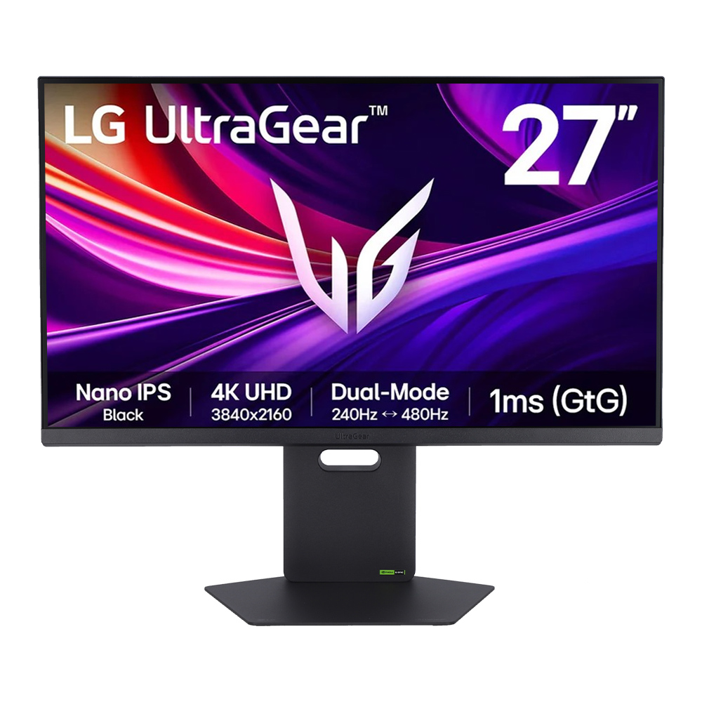 Monitor (จอมอนิเตอร์) LG Ultragear 27G850A-B.ATM - 27 Inch IPS 4K 240Hz FHD 480Hz Dual Mode AMD FreeSync Premium Pro Nvidia G-Sync Compatible
