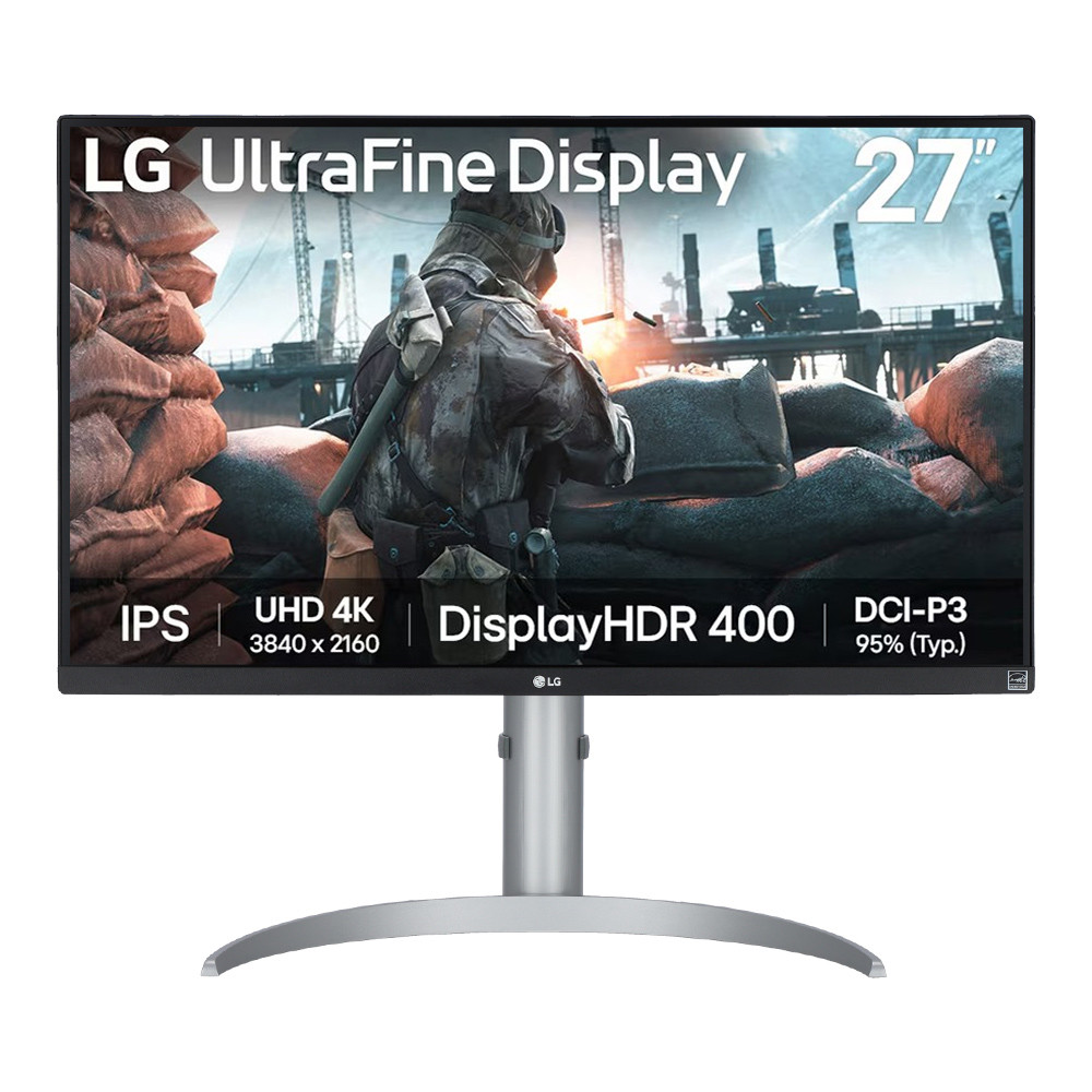 Monitor (จอมอนิเตอร์) LG 27UP650K-W - 27 Inch IPS 4K 60Hz