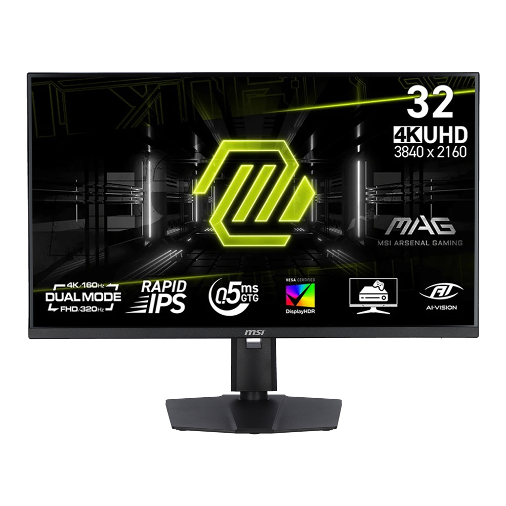 Monitor (จอมอนิเตอร์) MSI MAG 322URDF E16 - 31.5 Inch IPS 4K 160Hz FHD 320Hz Dual Mode Adaptive Sync