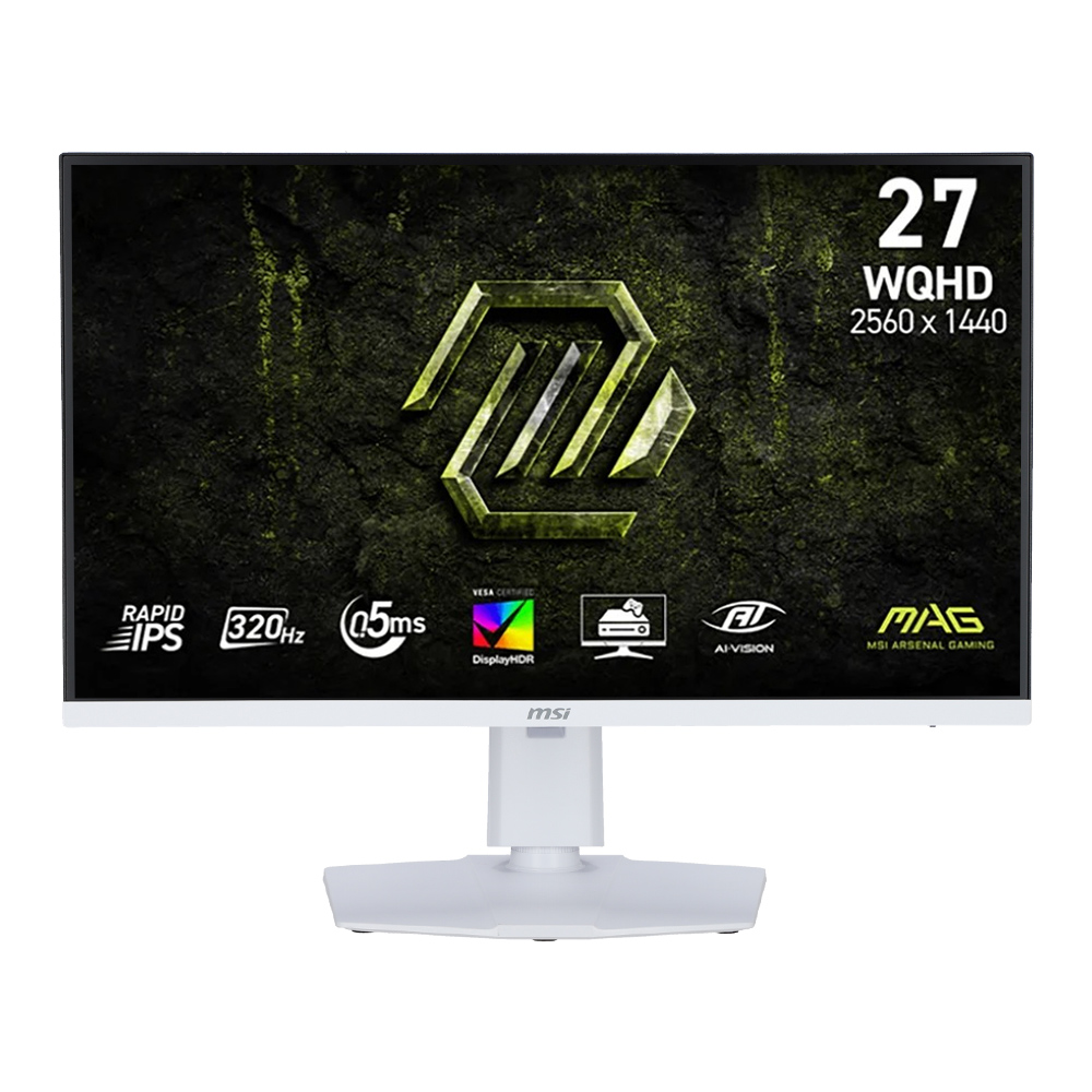 Monitor (จอมอนิเตอร์) MSI MAG 274QRFW X32 - 27 Inch IPS 2K 320Hz Adaptive Sync