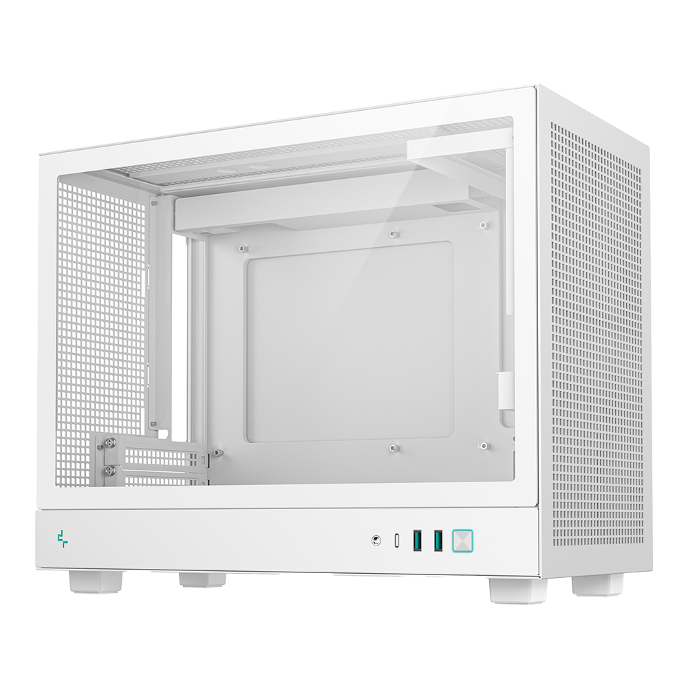 CASE (เคส) DEEPCOOL CH160 PLUS WH - WHITE MICRO-ATX