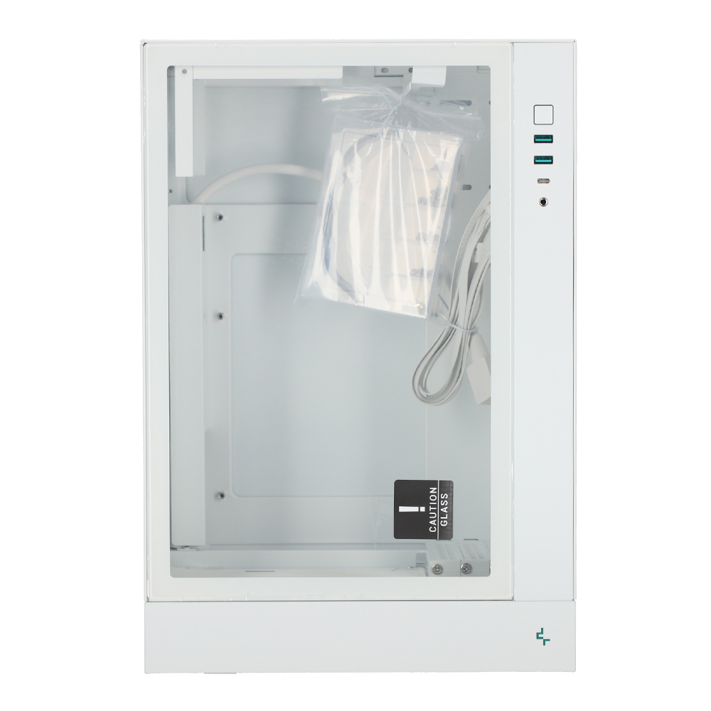 CASE (เคส) DEEPCOOL CH170 PLUS WH - WHITE MICRO-ATX