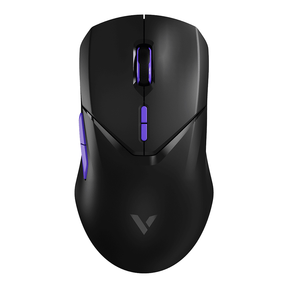 WIRELESS MOUSE (เมาส์ไร้สาย) RAPOO VT9PRO 4K - BLACK-PURPLE