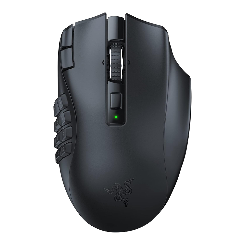 WIRELESS MOUSE (เมาส์ไร้สาย) RAZER NAGA V2 HYPERSPEED - BLACK