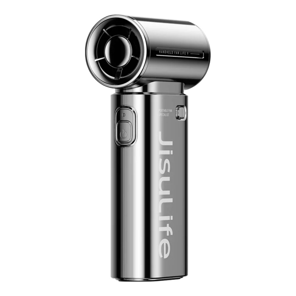 HANDHELD MINI FAN (พัดลมพกพาขนาดเล็ก) JISULIFE LIFE 9 SPECIAL EDITION 5000 MAH - CHROME