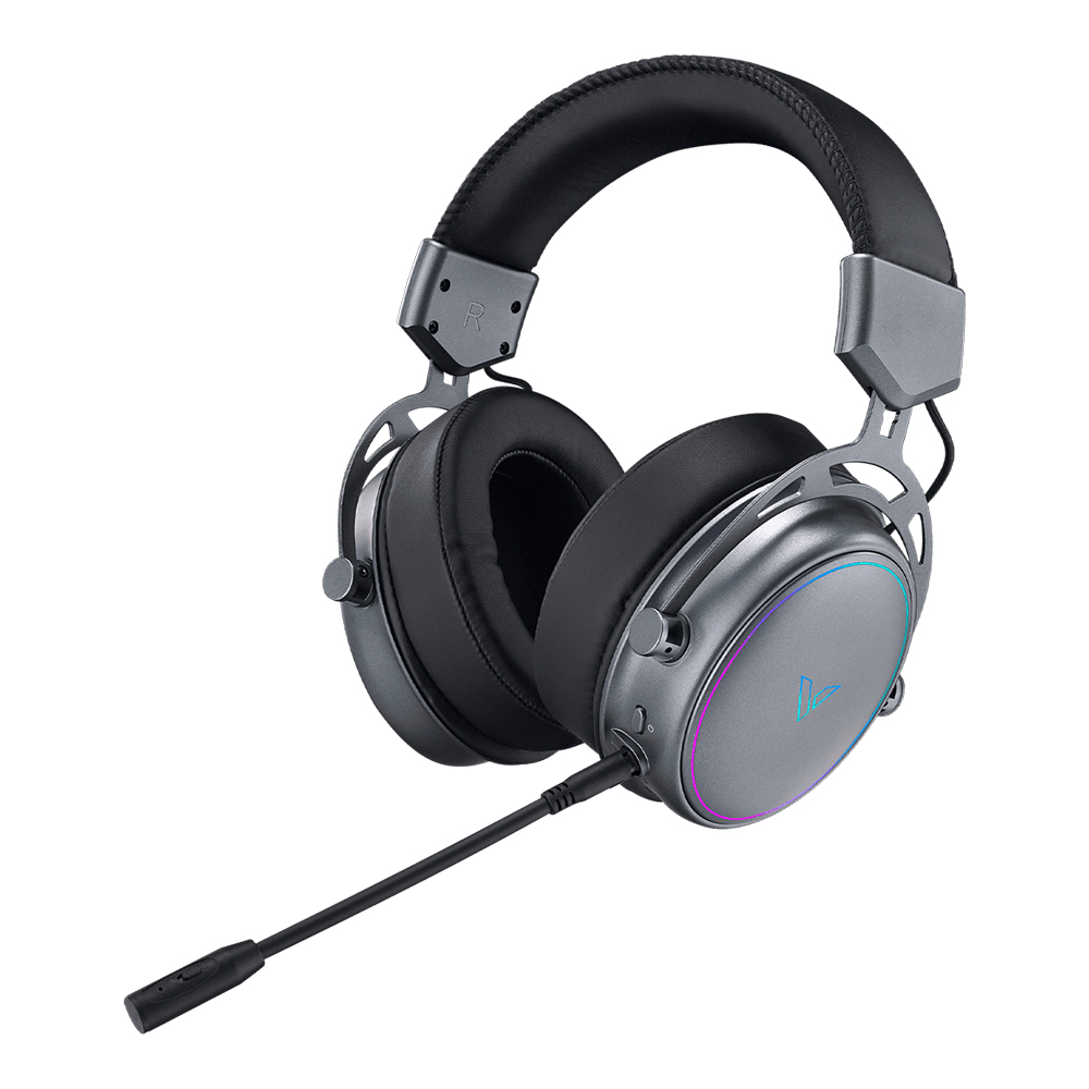 WIRELESS HEADSET (หูฟังไร้สาย) RAPOO VH800 - SPACE GRAY
