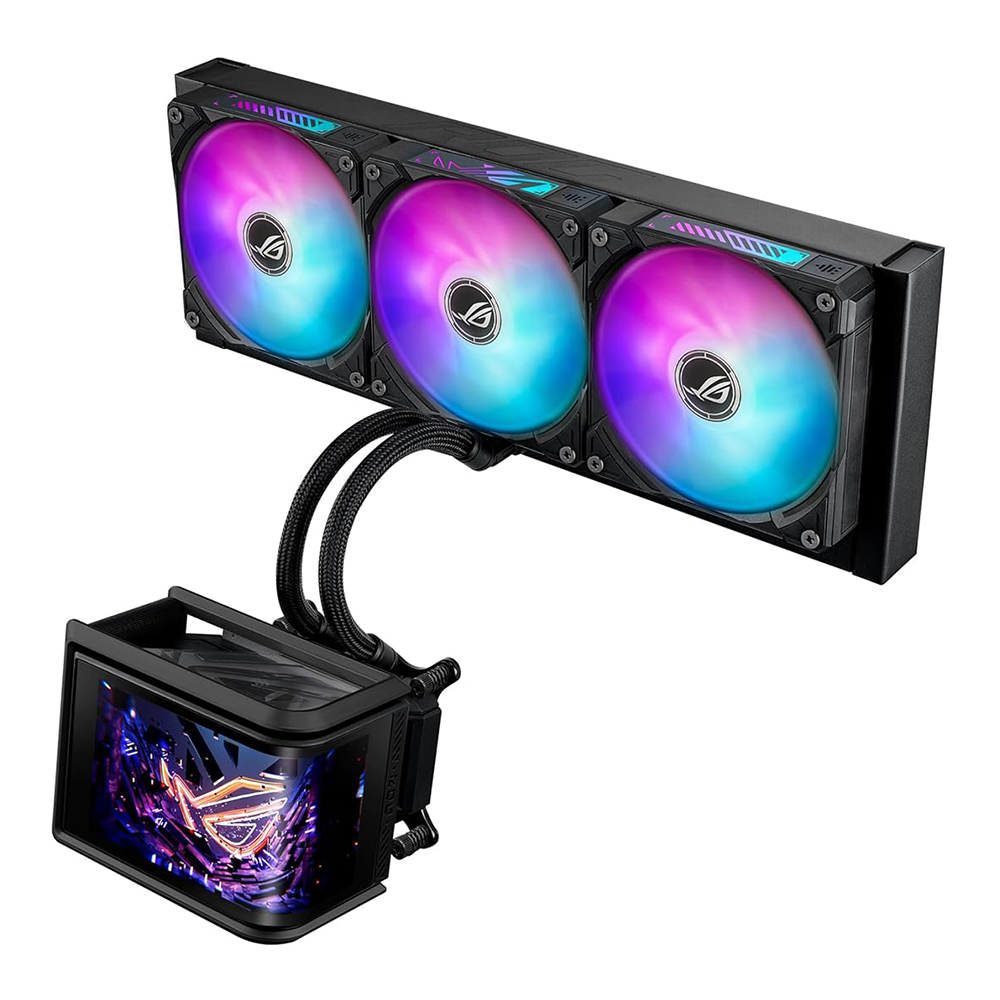 CPU LIQUID COOLER (ระบบระบายความร้อนด้วยน้ำ) ASUS ROG RYUO IV SLC 360 ARGB - BLACK
