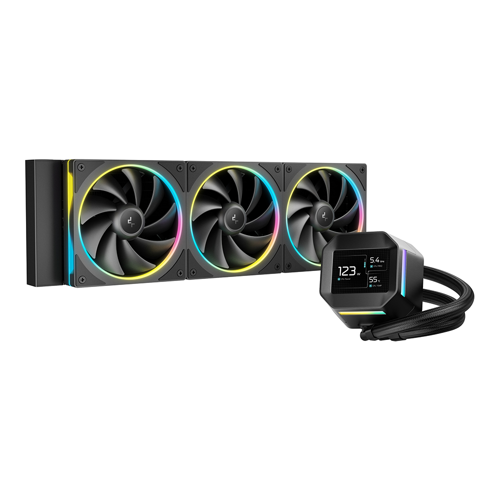 CPU LIQUID COOLER (ระบบระบายความร้อนด้วยน้ำ) DEEPCOOL LM360 - BLACK