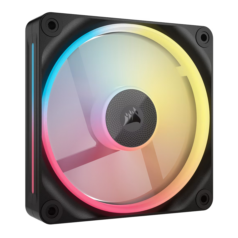 CASE FAN (พัดลมเคส) CORSAIR ICUE LINK LX120-R RGB - 120MM RGB PWM REVERSE SINGLE PACK BLACK