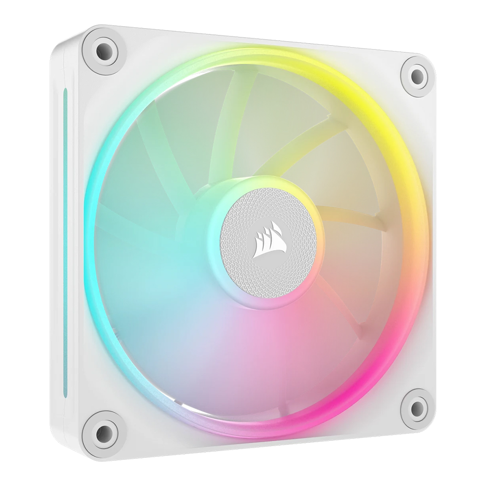 CASE FAN (พัดลมเคส) CORSAIR ICUE LINK LX120 RGB - 120MM RGB PWM SINGLE PACK WHITE