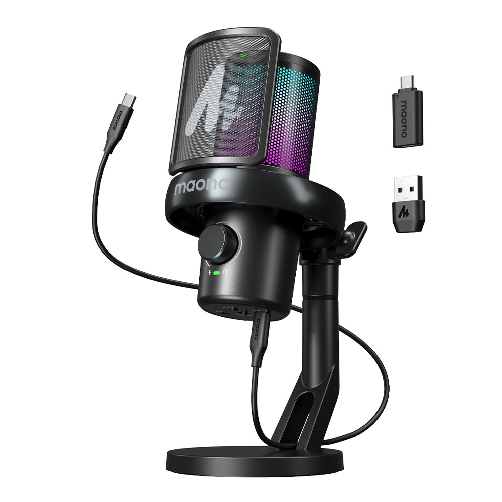 MICROPHONE (ไมโครโฟน) MAONO DM40 PRO - BLACK