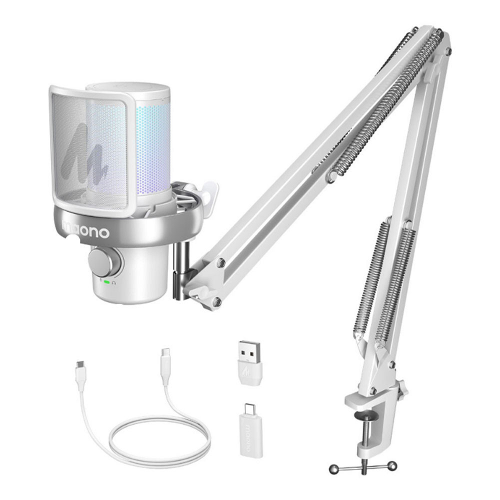 MICROPHONE (ไมโครโฟน) MAONO DM40-S PRO - WHITE