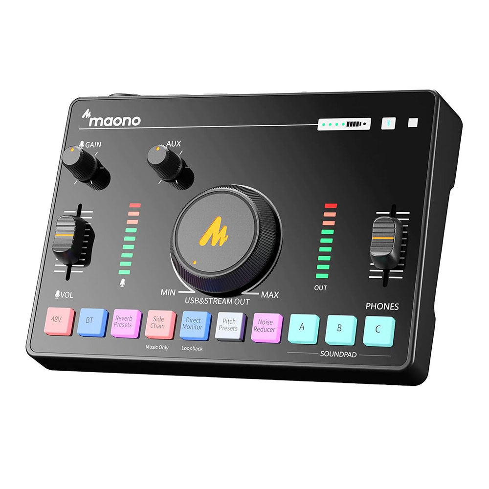 AUDIO MIXER (ออดิโอมิกเซอร์) MAONO MAONOCASTER AMC2 NEO ONE-STOP STREAMING AUDIO MIXER & SOUND CARD