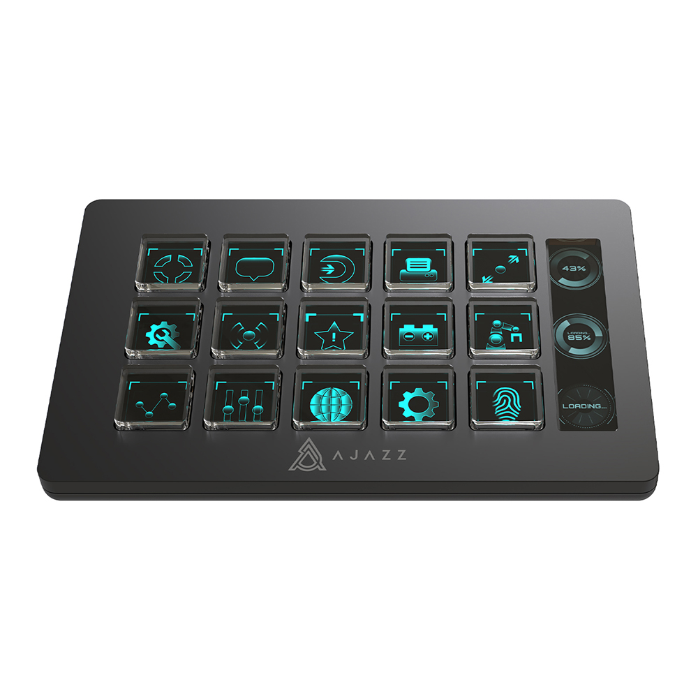 MACROPAD (มาโครแพด) AJAZZ AKP153 DESK CONTROLLER - BLACK