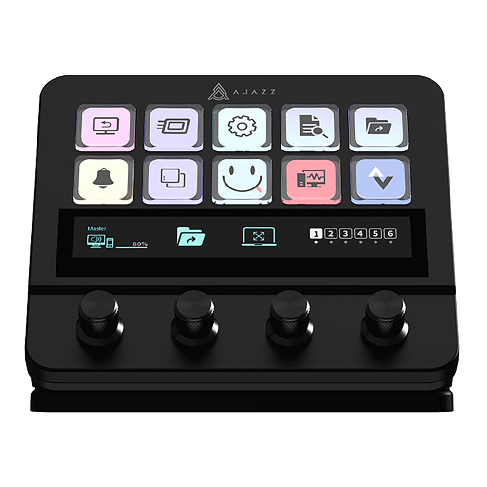 MACROPAD (มาโครแพด) AJAZZ AKP05 DESK CONTROLLER - BLACK