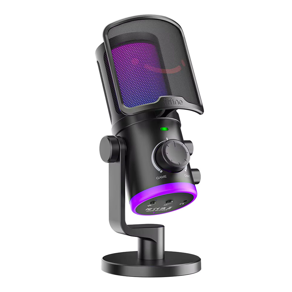 MICROPHONE (ไมโครโฟน) FIFINE AM6 CONDENSER RGB - BLACK