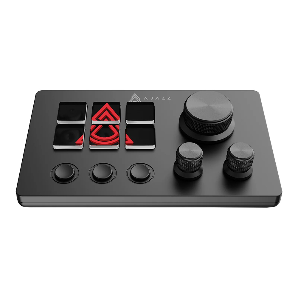 MACROPAD (มาโครแพด) AJAZZ AKP03 DESK CONTROLLER - BLACK