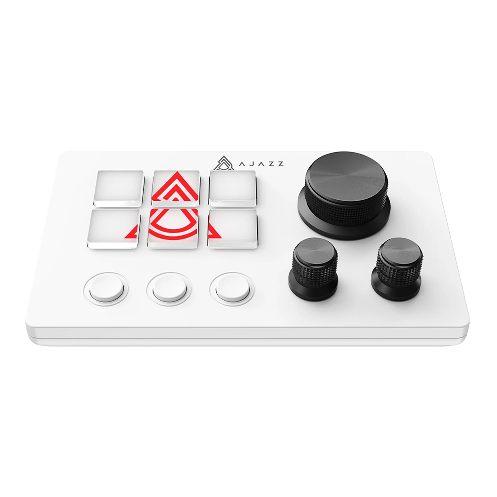 MACROPAD (มาโครแพด) AJAZZ AKP03 DESK CONTROLLER - WHITE