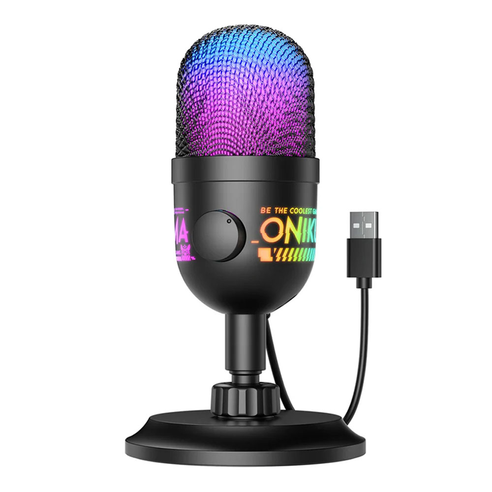 MICROPHONE (ไมโครโฟน) ONIKUMA M930 COLORFUL RGB - BLACK