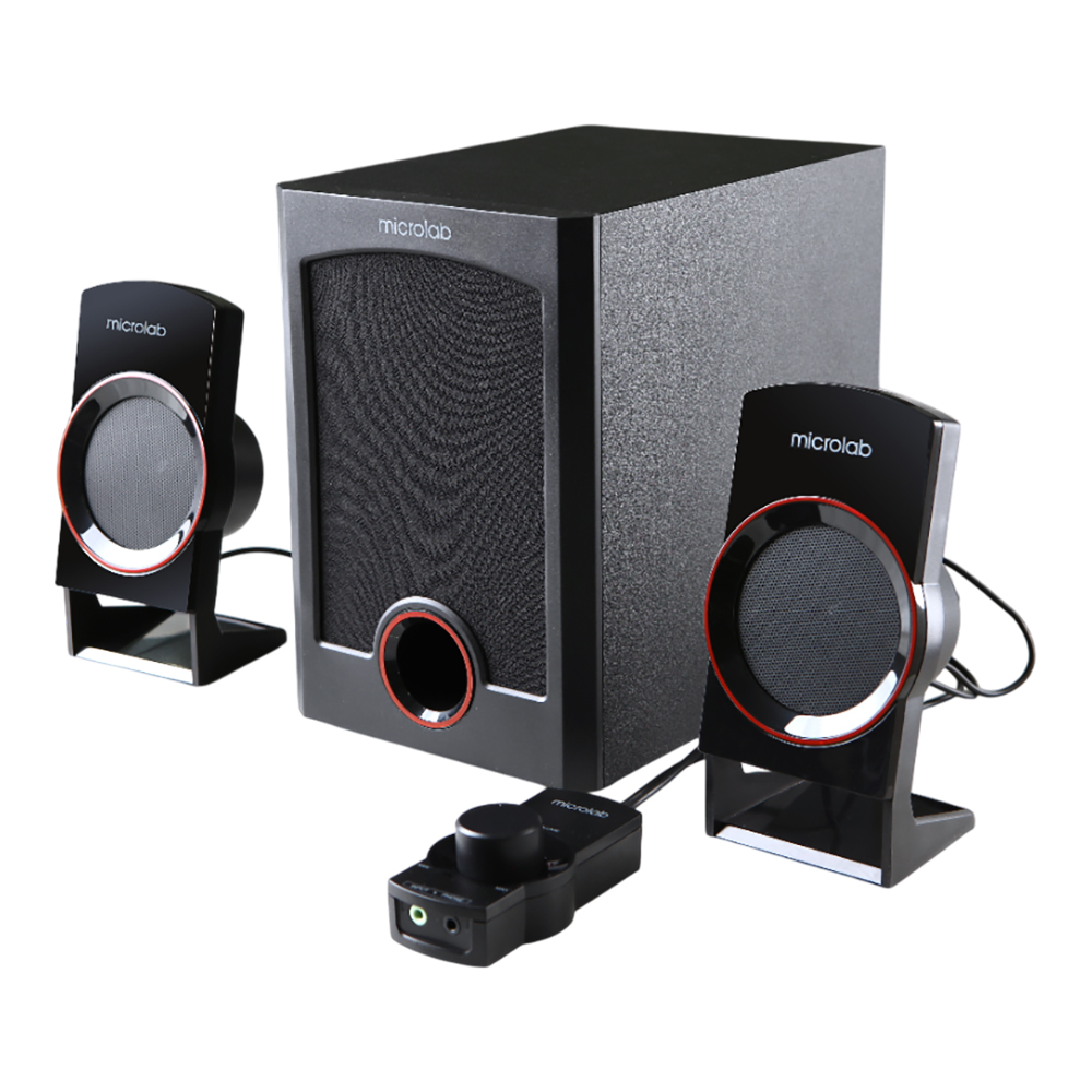 SPEAKER (ลำโพง) MICROLAB M111 - BLACK