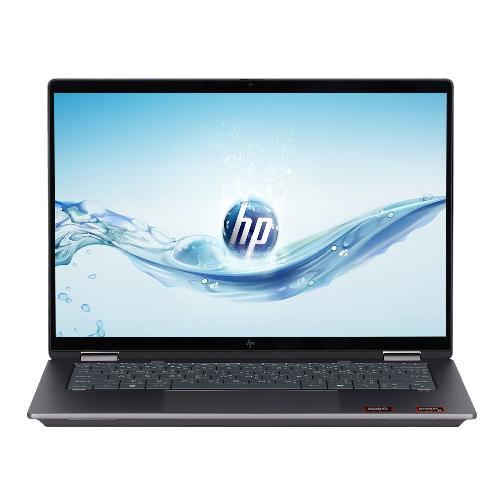 NOTEBOOK 2 IN 1 (โน้ตบุ๊คแบบฝาพับ 360 องศา) HP OMNIBOOK X FLIP 14-FK0054AU - METEOR SILVER ALUMINUM