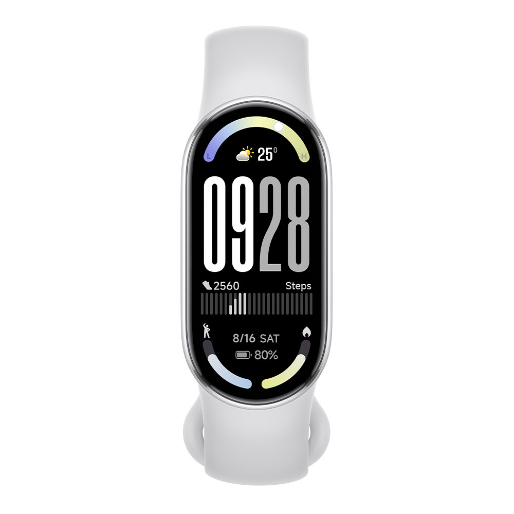 SMARTWATCH (สมาร์ทวอทช์) XIAOMI MI SMART BAND 10 - GLACIER SILVER