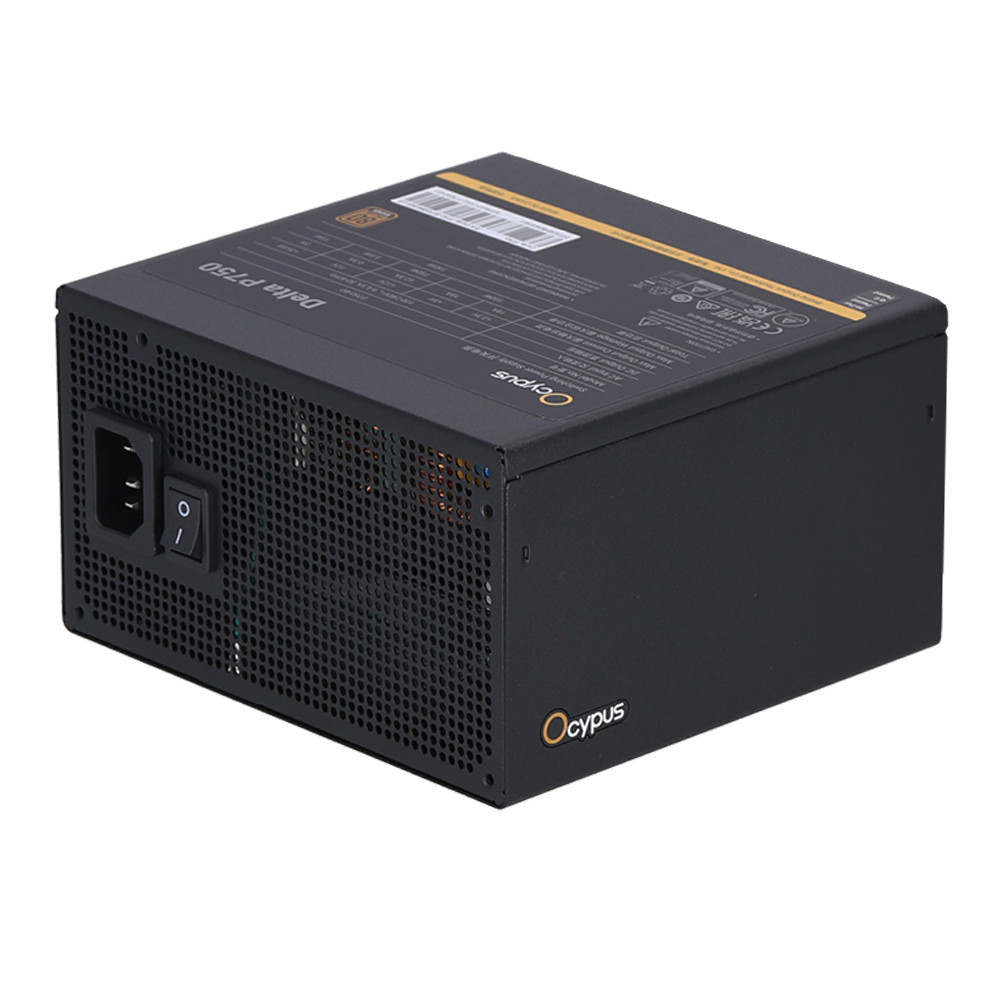 POWER SUPPLY (อุปกรณ์จ่ายไฟ) OCYPUS DELTA P750 - 750W 80 PLUS BRONZE ATX BLACK