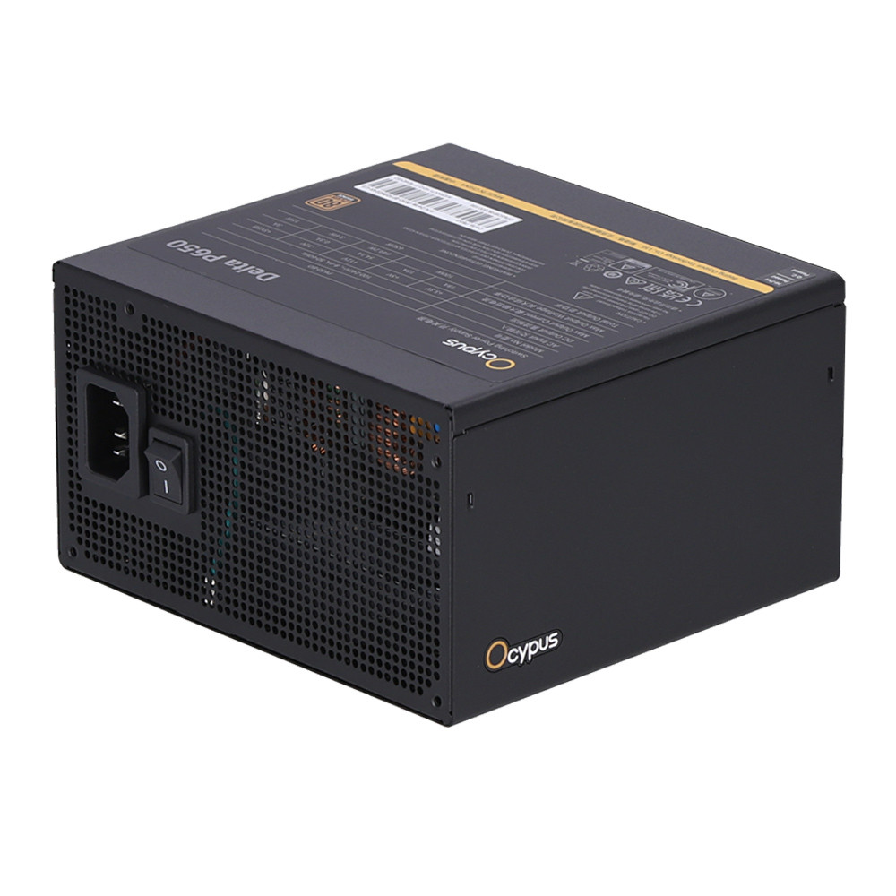 POWER SUPPLY (อุปกรณ์จ่ายไฟ) OCYPUS DELTA P650 - 650W 80 PLUS BRONZE ATX BLACK
