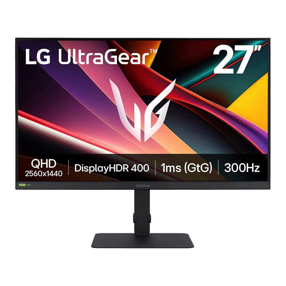 Monitor (จอมอนิเตอร์) LG Ultragear 27G640A-B - 27 Inch IPS 2K 300Hz AMD FreeSync Premium G-Sync Compatible USB-C
