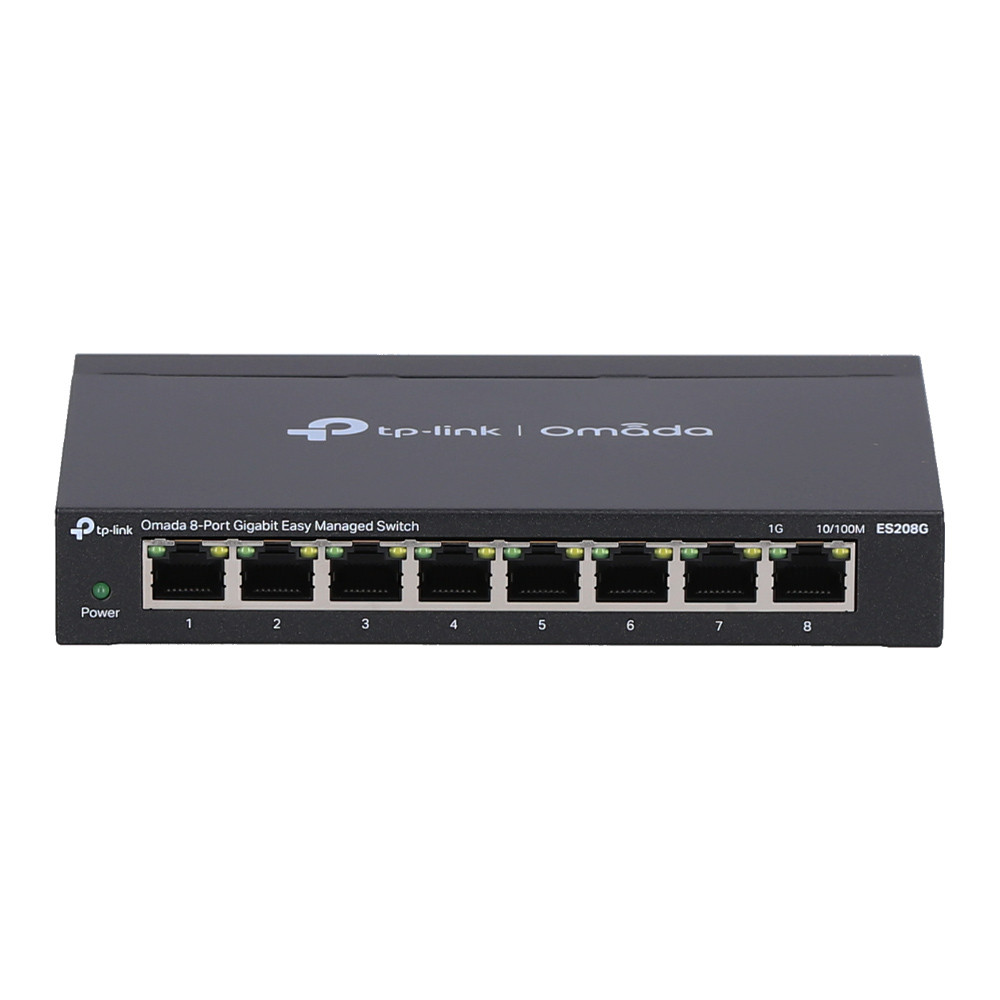 SWITCH (สวิตช์) TP-LINK OMADA ES208G - 8-PORT GIGABIT EASY MANAGED SWITCH