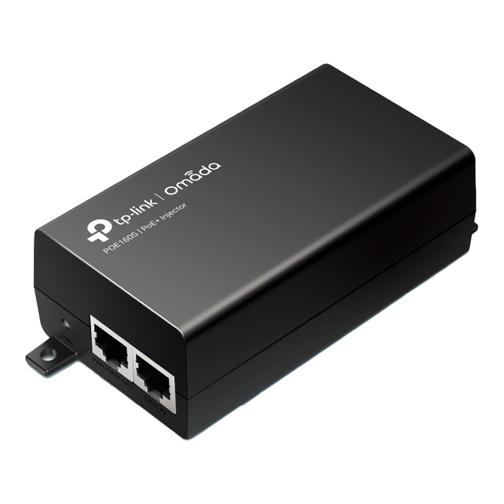 POE INJECTOR (พีโออีอินเจคเตอร์) TP-LINK OMADA POE160S - 2 GIGABIT PORTS IEEE802.3AF/AT UP TO 30 W