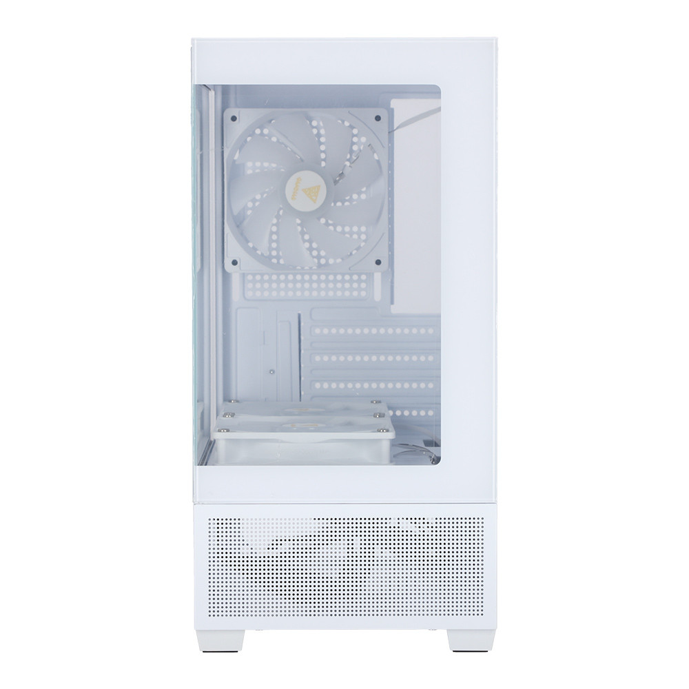 CASE (เคส) GAMDIAS AURA GC9M ELITE WH ARGB - MICRO-ATX WHITE