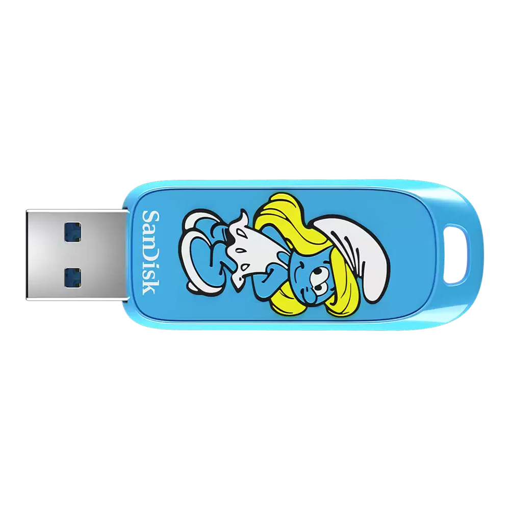 256 GB FLASH DRIVE (แฟลชไดร์ฟ) SANDISK SMURFS - SMURFETTE (SDCZIS-256G-G46)