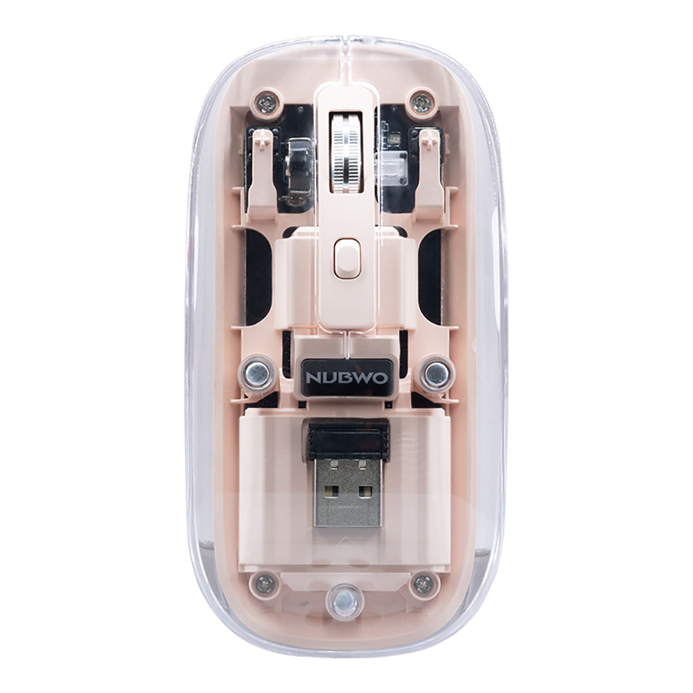 WIRELESS MOUSE (เมาส์ไร้สาย) NUBWO NMB038 - PINK