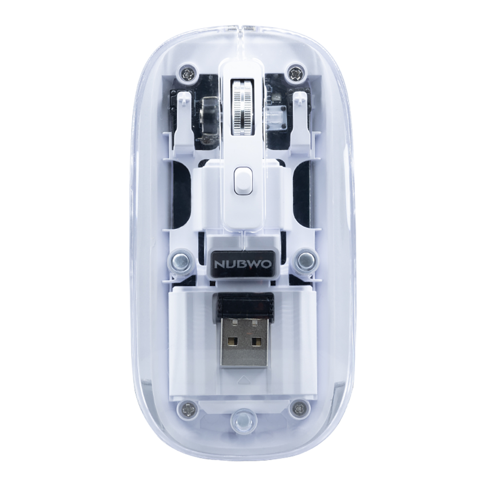 WIRELESS MOUSE (เมาส์ไร้สาย) NUBWO NMB038 - WHITE