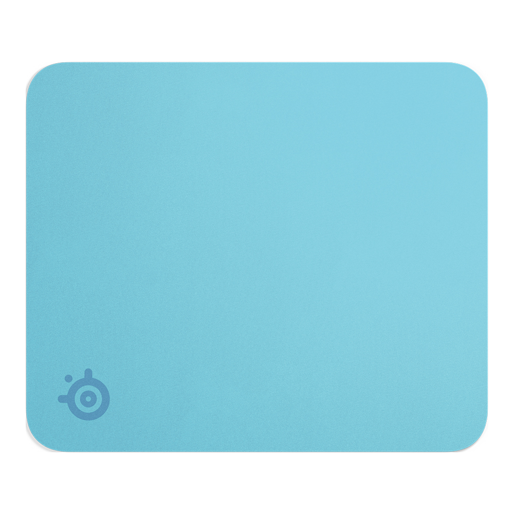 MOUSE PAD (เมาส์แพด) STEELSERIES QCK MEDIUM - 320 x 270 x 2 MM AQUA