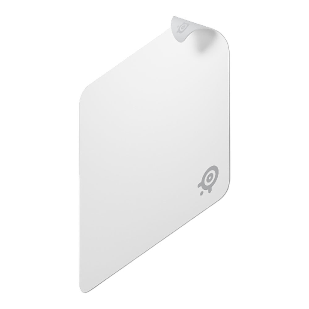 MOUSE PAD (เมาส์แพด) STEELSERIES QCK LARGE - 450 x 400 x 2 MM WHITE