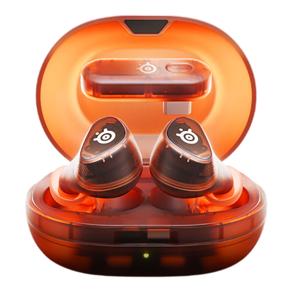 TRUE WIRELESS HEADPHONE (หูฟังทรูไวร์เลส) STEELSERIES ARCTIS GAMEBUDS - FOR PLAYSTATION GLORANGE