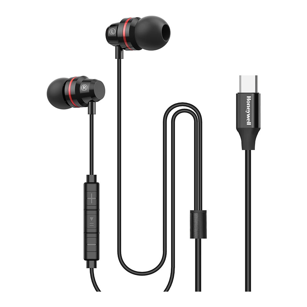 IN EAR HEADPHONE (หูฟังอินเอียร์) HONEYWELL SUONO P60 - BLACK