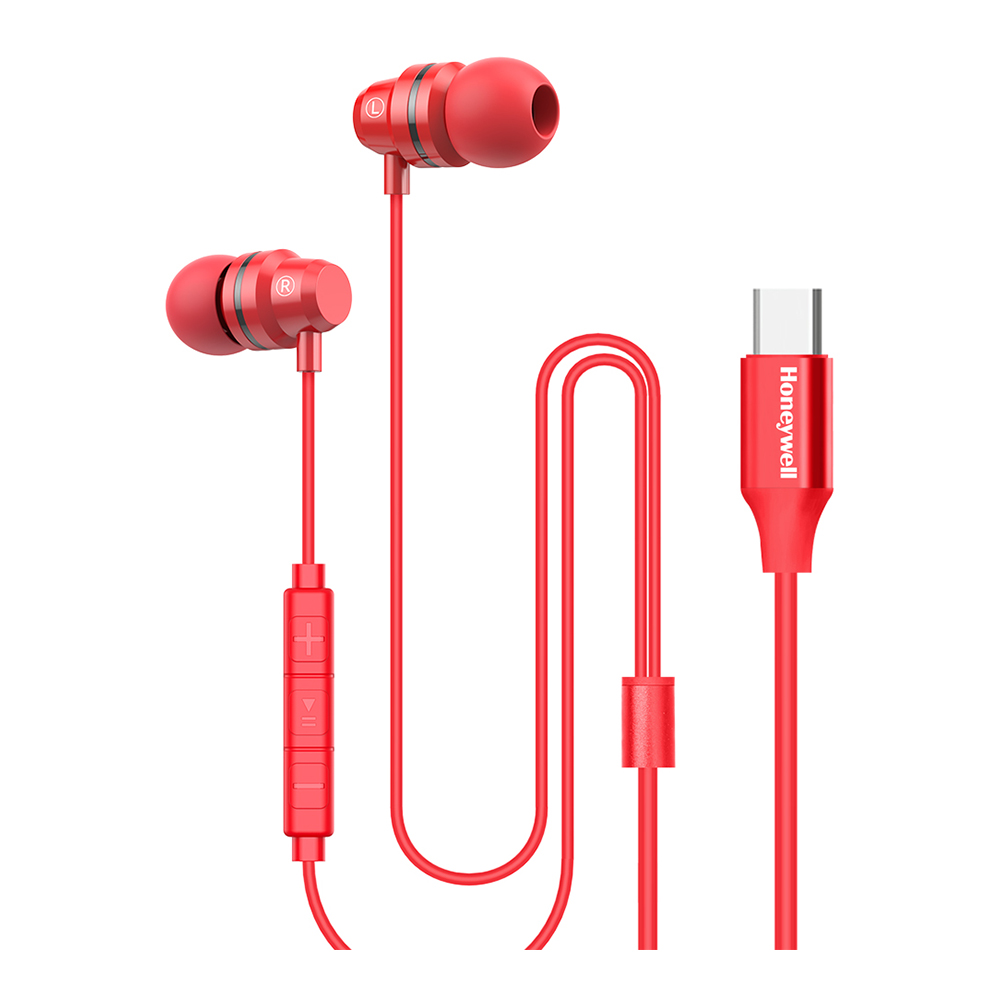 IN EAR HEADPHONE (หูฟังอินเอียร์) HONEYWELL SUONO P60 - RED