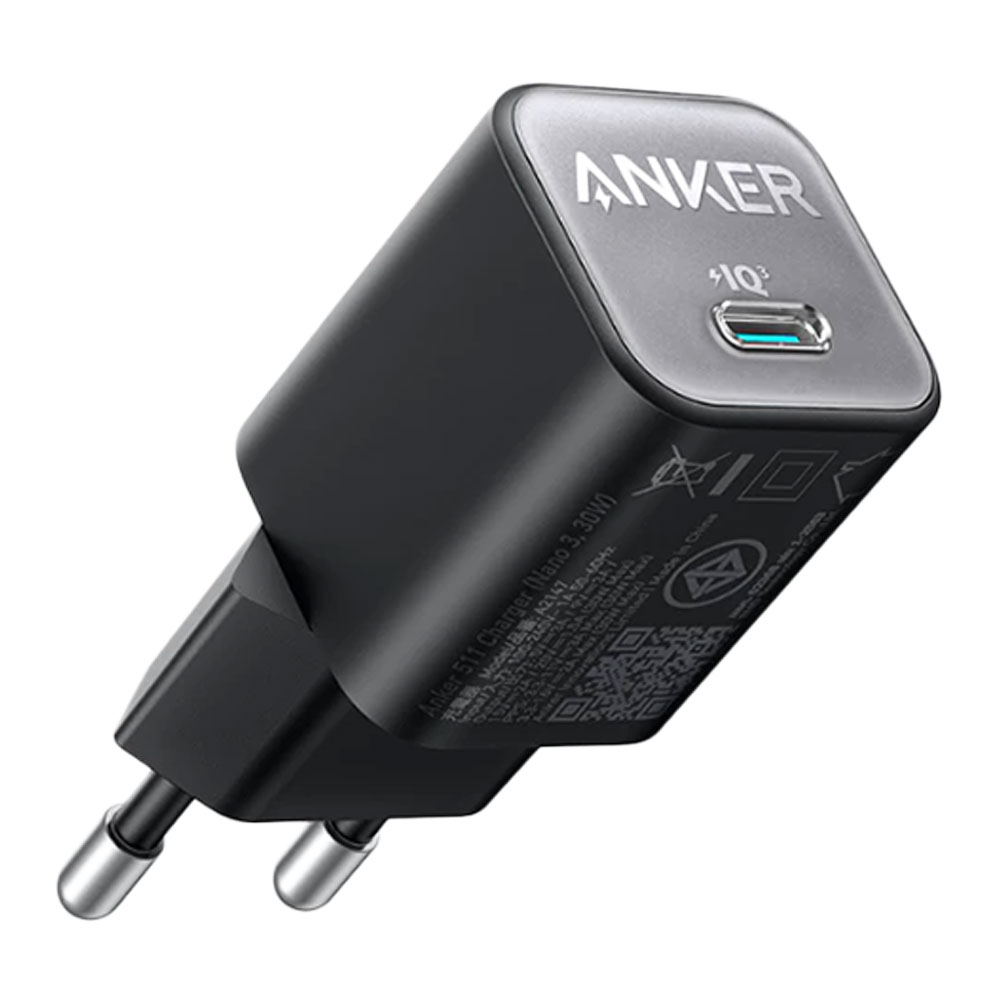 CHARGER (ที่ชาร์จ) ANKER 511 NANO 3 30W GAN - BLACK A2147E13