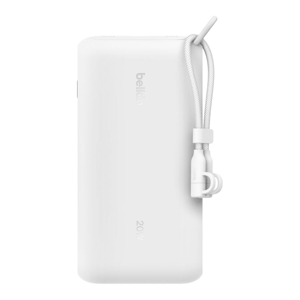 POWER BANK (พาวเวอร์แบงค์) BELKIN BOOSTCHARGE 20K WITH DISPLAY - WHITE BPB028FQWH