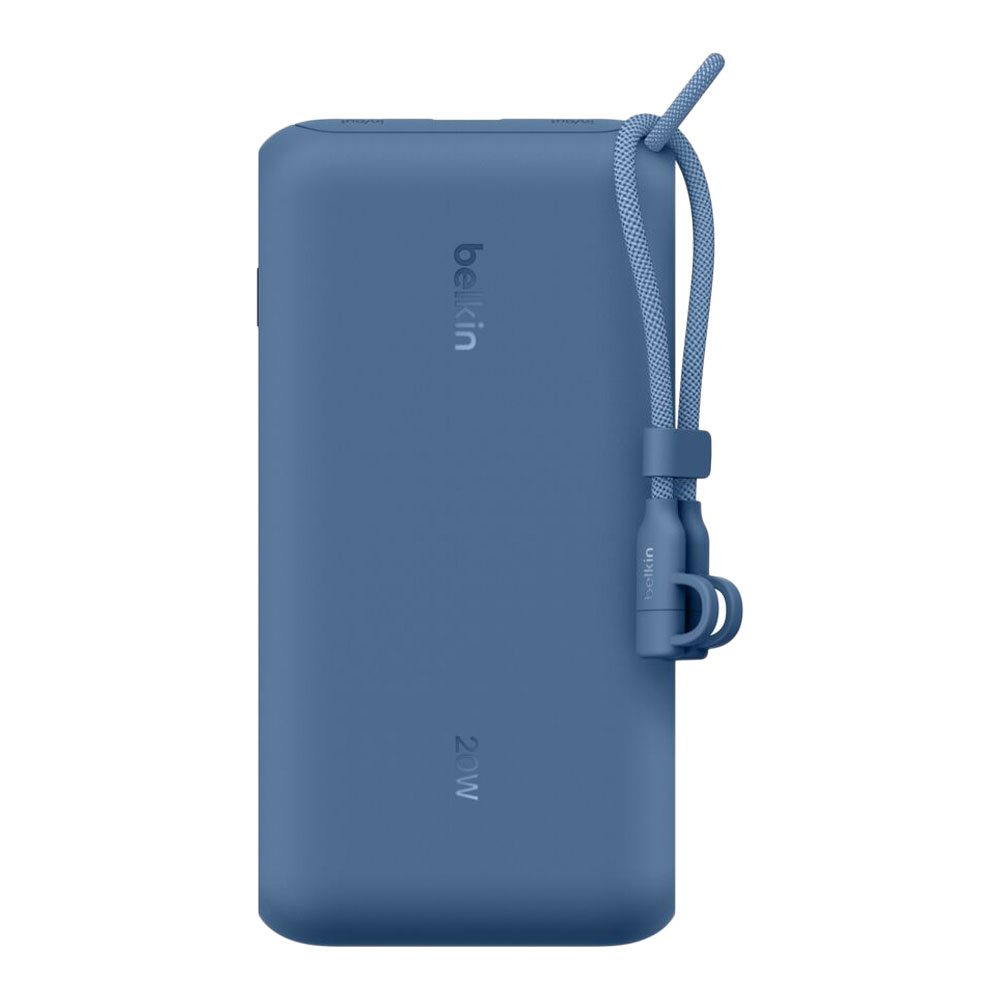 POWER BANK (พาวเวอร์แบงค์) BELKIN BOOSTCHARGE 20K WITH DISPLAY - BLUE BPB028FQBL