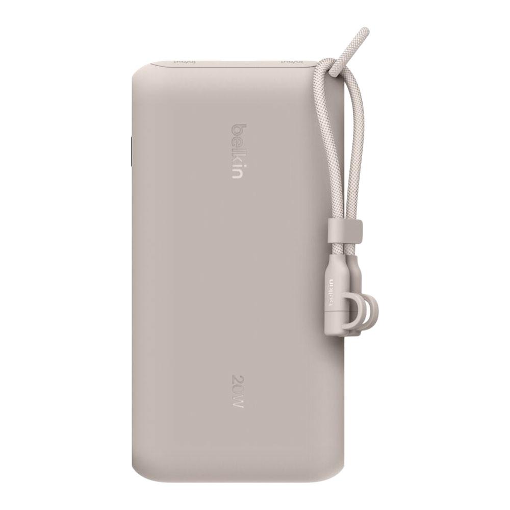 POWER BANK (พาวเวอร์แบงค์) BELKIN BOOSTCHARGE 20K WITH DISPLAY - SAND BPB028FQSD