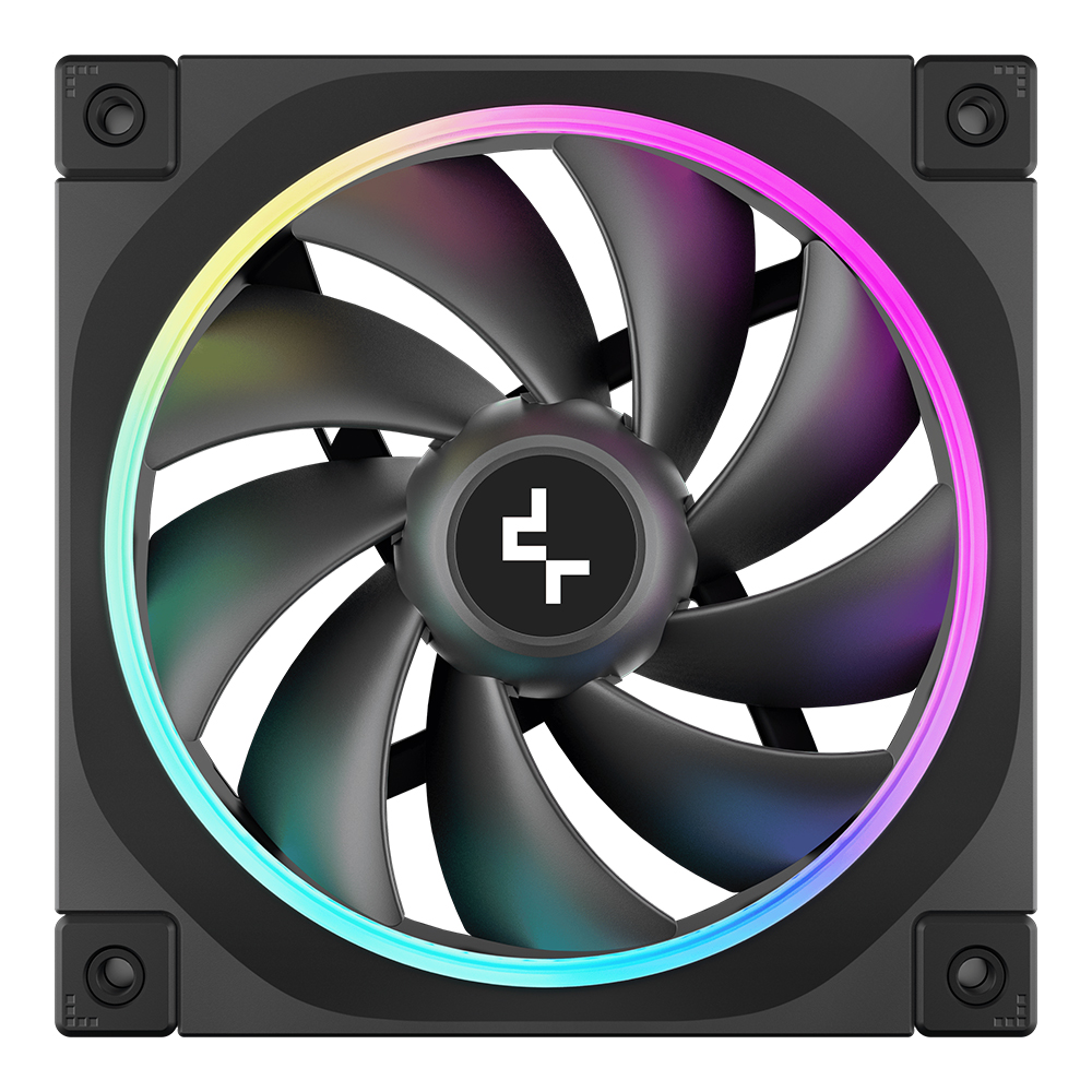 CASE FAN (พัดลมเคส) DEEPCOOL FL12 - 120MM ARGB PWM BLACK