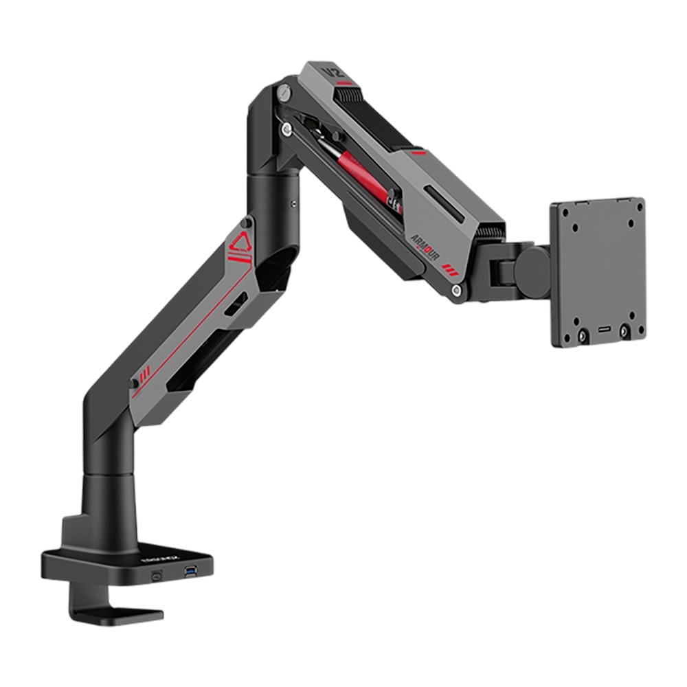 MONITOR ARM (ขาตั้งจอ) ERGONOZ ARMOUR SINGLE V2 - BLACK (EGN-ARMOURV2-S)