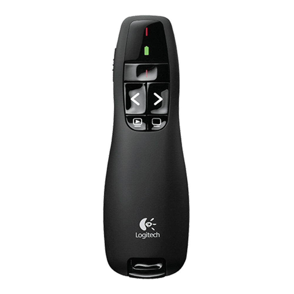 PRESENTER REMOTE (รีโมทควบคุมคำสั่งไร้สาย) LOGITECH PRESEN R400 WIRELESS CORDLESS